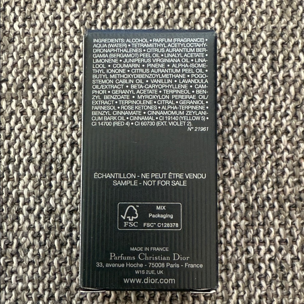 DIOR Homme Intense Miniature New Authentic Vip - Picture 13 of 15